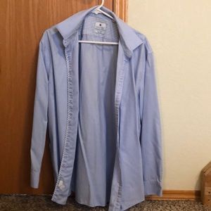 Ryan Seacrest Distinction Slim Fit Stretch Collared Shirt